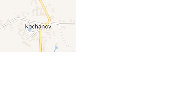 Kochánov v obci Kochánov - mapa části obce