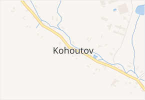 Kohoutov v obci Kohoutov - mapa části obce