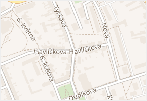 Havlíčkova v obci Kojetín - mapa ulice
