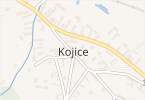Kojice v obci Kojice - mapa části obce