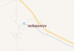 Heřmanov v obci Kolešovice - mapa části obce