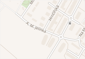 A. M. Jelínka v obci Kolín - mapa ulice