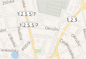 Boční v obci Kolín - mapa ulice
