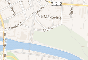 Háninská v obci Kolín - mapa ulice