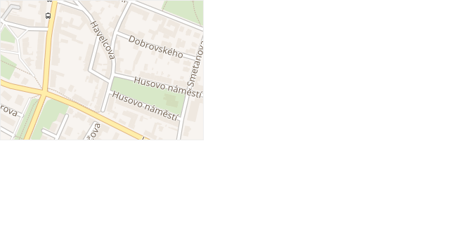 Havelcova v obci Kolín - mapa ulice