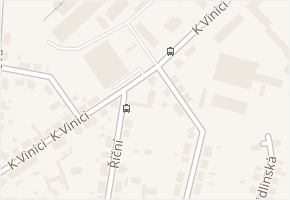 K Vinici v obci Kolín - mapa ulice