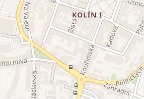 Karoliny Světlé v obci Kolín - mapa ulice