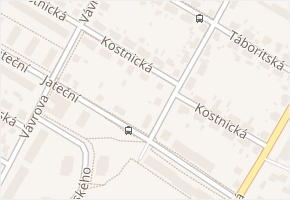 Kostnická v obci Kolín - mapa ulice