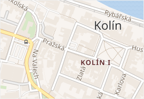 Kovářská v obci Kolín - mapa ulice