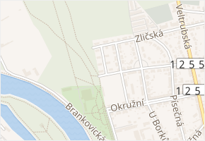 Kpt. Jaroše v obci Kolín - mapa ulice