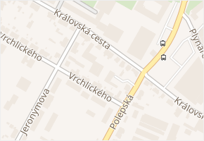 Královská cesta v obci Kolín - mapa ulice