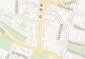 Legerova v obci Kolín - mapa ulice