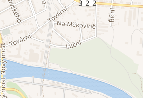 Luční v obci Kolín - mapa ulice