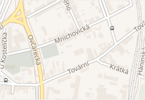 Mnichovická v obci Kolín - mapa ulice