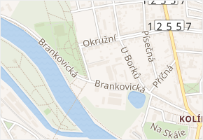Na Bělidle v obci Kolín - mapa ulice