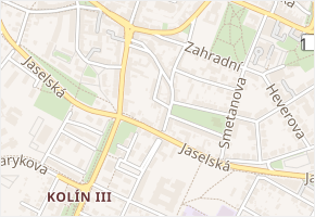 Na Haldě v obci Kolín - mapa ulice
