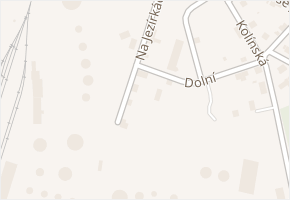 Na Jezírkách v obci Kolín - mapa ulice