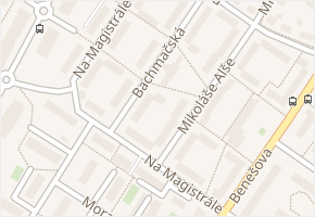 Na Magistrále v obci Kolín - mapa ulice