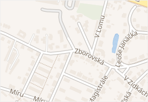 Na Třešňovce v obci Kolín - mapa ulice