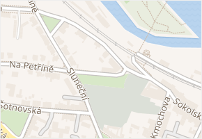 Nad Zastávkou v obci Kolín - mapa ulice