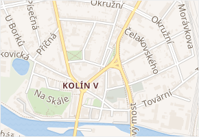 náměstí Svobody v obci Kolín - mapa ulice