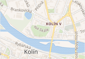 Podskalská v obci Kolín - mapa ulice