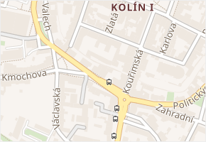 Politických vězňů v obci Kolín - mapa ulice