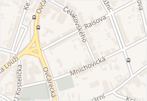 Raisova v obci Kolín - mapa ulice