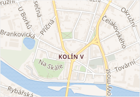 Štítného v obci Kolín - mapa ulice