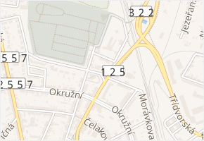U Přejezdu v obci Kolín - mapa ulice