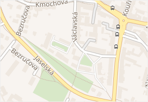 Václavská v obci Kolín - mapa ulice