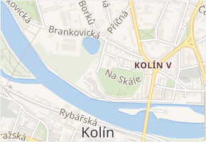 Za Baštou v obci Kolín - mapa ulice
