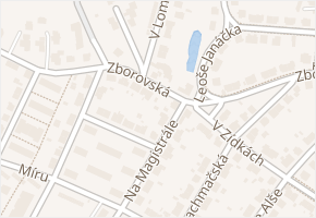 Zborovská v obci Kolín - mapa ulice