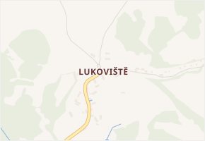 Lukoviště v obci Kolinec - mapa části obce