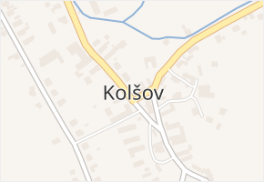 Kolšov v obci Kolšov - mapa části obce