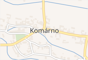 Komárno v obci Komárno - mapa části obce