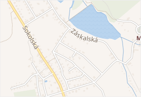 Dominika Zafouka v obci Komárov - mapa ulice