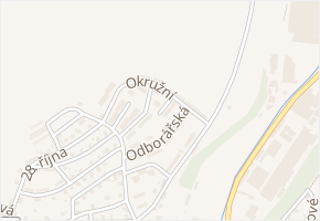 Krátká v obci Komárov - mapa ulice