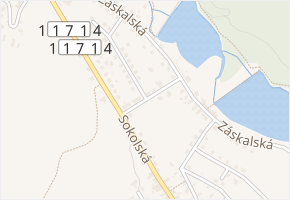 Spojovací v obci Komárov - mapa ulice