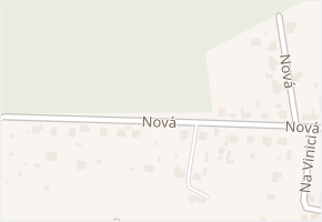 Nová v obci Konárovice - mapa ulice