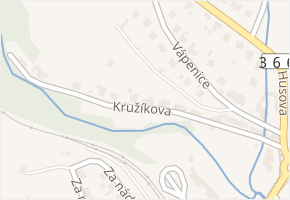 Kružíkova v obci Konice - mapa ulice