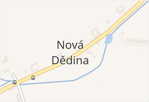 Nová Dědina v obci Konice - mapa části obce