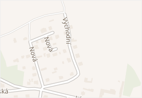 Východní v obci Konstantinovy Lázně - mapa ulice