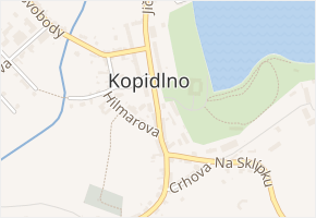 Husova v obci Kopidlno - mapa ulice