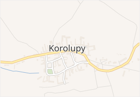 Korolupy v obci Korolupy - mapa části obce