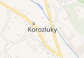 Korozluky v obci Korozluky - mapa části obce