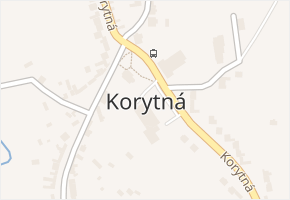 Korytná v obci Korytná - mapa části obce