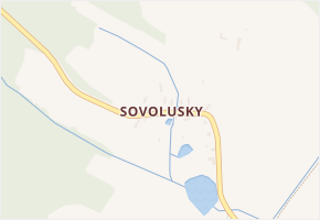 Sovolusky v obci Košík - mapa části obce