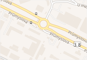 Průmyslová v obci Kosmonosy - mapa ulice