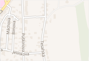 Tesařská v obci Kosmonosy - mapa ulice